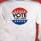 Vote Personalized Sweatshirt